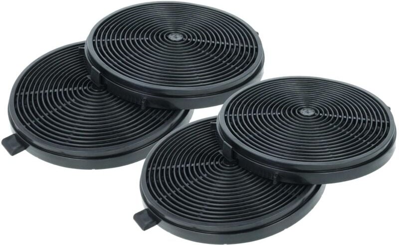 vhbw 4x Aktivkohlefilter Ersatz für Hoover KFC6960, 35602287 für Dunstabzugshaube - 11,8 cm