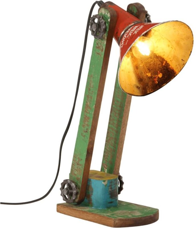 Schreibtischlampe 25 W Mehrfarbig 23x13x52 cm E27 vidaXL436411