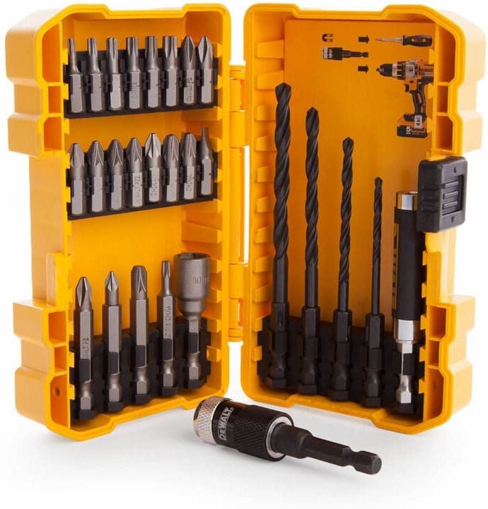 Schraubendreher-Set (27-tlg.) inkl. 2 magnetischen Bits Dewalt DT71700
