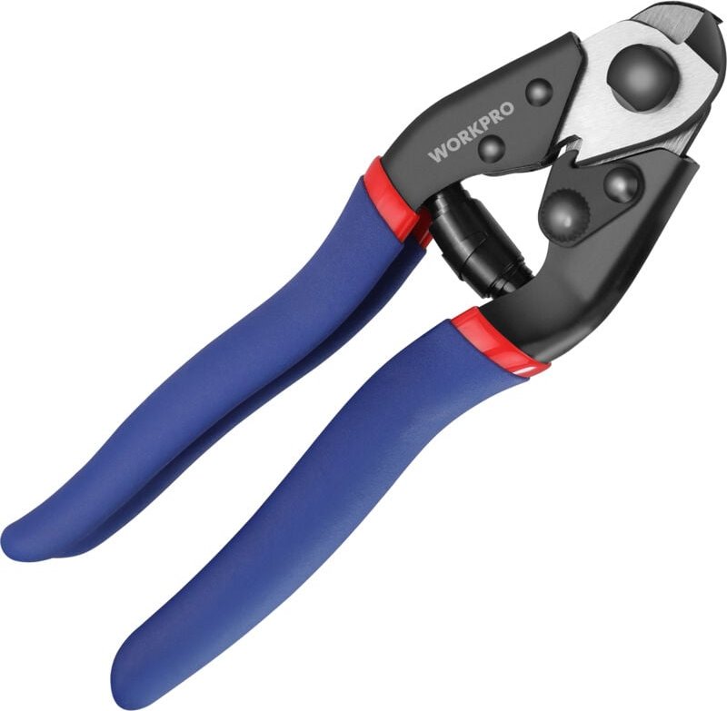 Thumbnail - Workpro - Drahtseilschneider Drahtschneider 190mm, Drahtseilschere Kabelschneider, Chrom-Vanadium-Stahl, Schneiden für D...