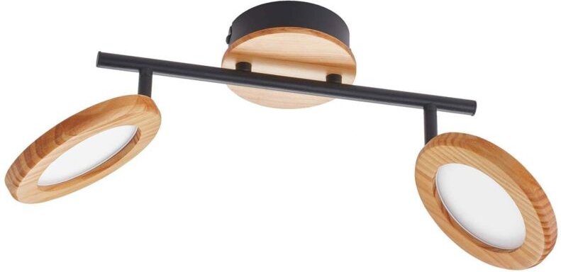 LED Deckenlampe "Manel" aus Metall dimmbar für Wohnzimmer & Esszimmer von Lindby