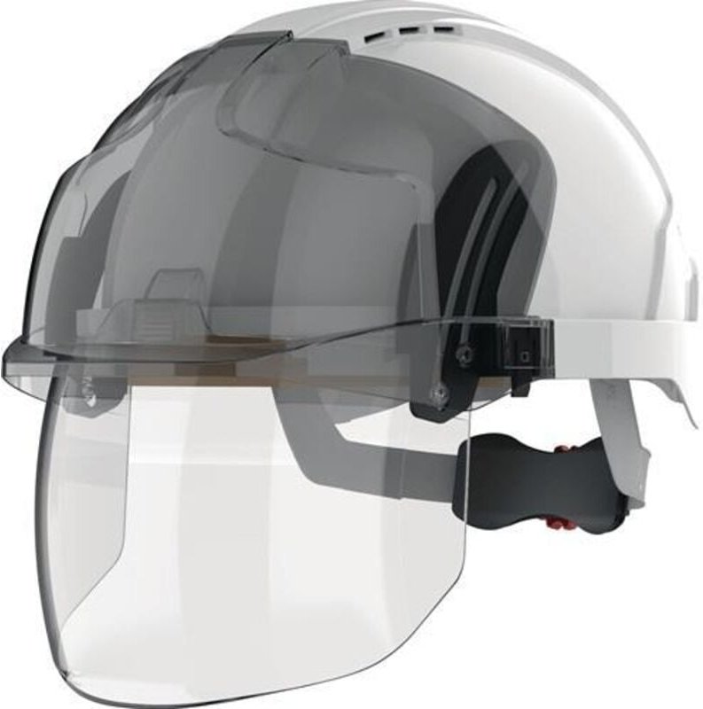 JSP - Industriehelm evo® VISTAshield® weiß/smoke abs en 397, en 50365