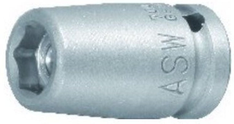 ASW Kraftschraubereinsatz 1/4 Zoll SW 7 mm 6-KT. L. 23 mm mit Magnet
