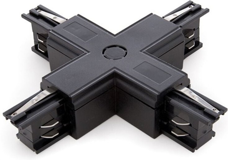 Stecker 3-Phasen-Spur Schwarz