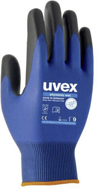Uvex - phynomic wet 6006008 Arbeitshandschuh Größe (Handschuhe): 8 en 388 1 Paar