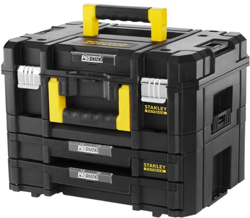 Stanley - Kit Case + Koffer 2 Schubladen Tstak-Fatmax 21,5 l - 44 x 33,17 x 32,6 cm - FMST1-71981