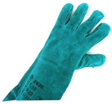 Euro Protection - grün Leder Schweißer Handschuhe Größe xl / 10 ep 2630