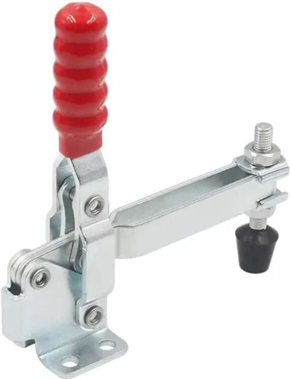 GH-12130-WDC Schnellspann-Winkelklemme mit Griff, rot, neu, schweres Handwerkzeug