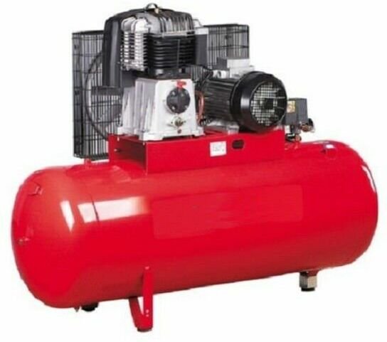 Druckluft Kompressor 7,5PS 900 500L Werkstattkompressor BK119 Kolbenkompressor 5,5 kW