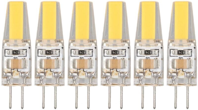 Ej.life - 6 Stück 6W 500LM G4 Birne led cob Silikagel Energiesparlampe Birne für Deckenlampe Wandlampe Tischlampe 220V l...