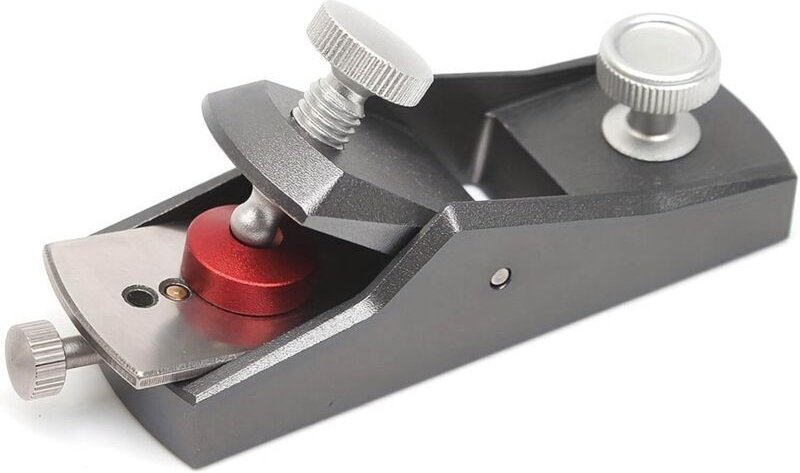 Mini-Handhobel für Holz, kleiner Holzhobel, manueller Feinhobel, einstellbare Schnittstärke, Mini-Holzhobel, Einhandhobe...