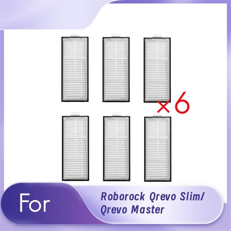 6-teiliger Reinigungsfilter für Qrevo Slim/Qrevo Master