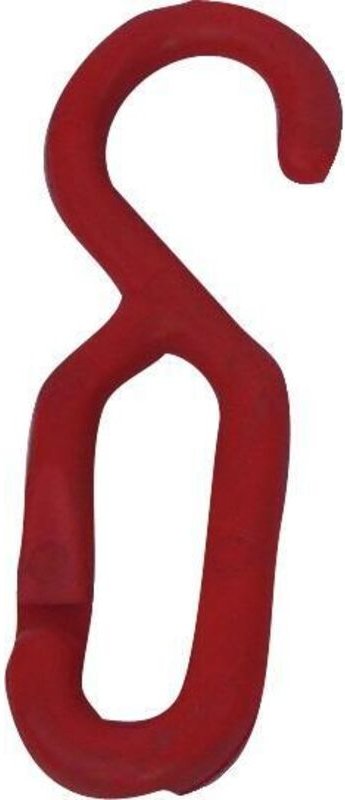 Hakenglied weiß Kunststoff 6 mm