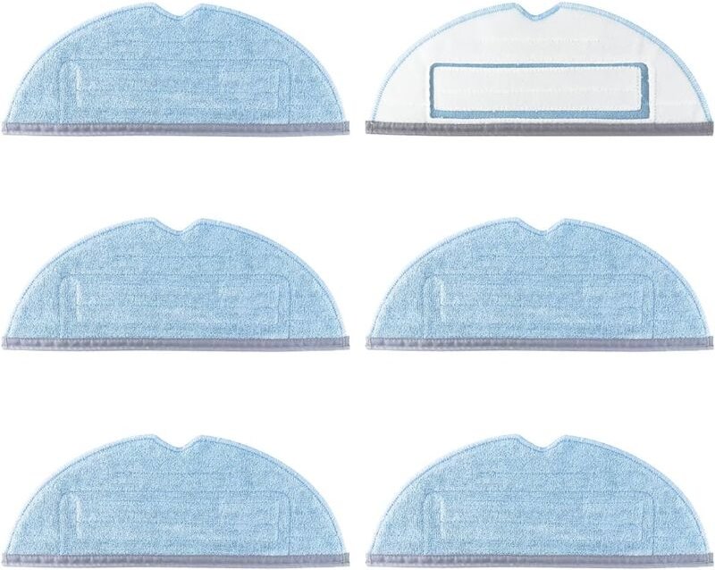 6 Stück Ersatzmopp für Xiaomi Roborock T7S T7S Plus S7 Staubsauger Reinigungstücher für Roborock S7