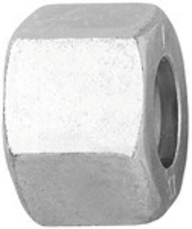 Riegler Überwurfmutter M10x1,0, Rohr-Außen-Ø 6 mm, SW1 12, Stahl verzinkt