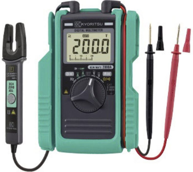Kew Mate 2000 a Hand-Multimeter, Stromzange digital cat iii 300 v, cat ii 600 v Anzeige ( - Kyoritsu