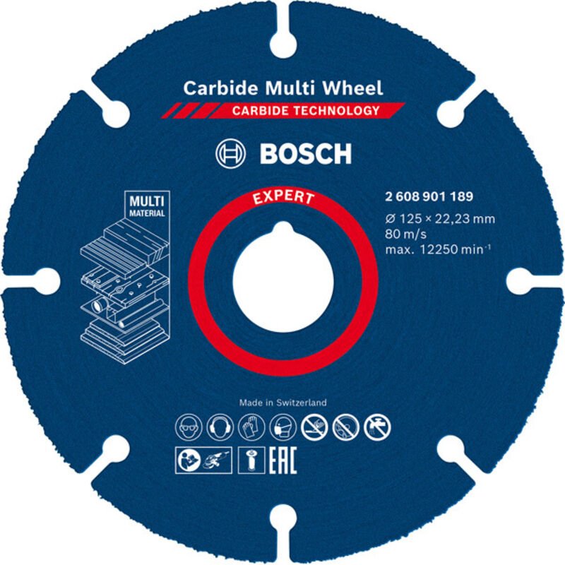 Carbide Multiwheel 125x22.23mm expe - 2608901189 - Bosch