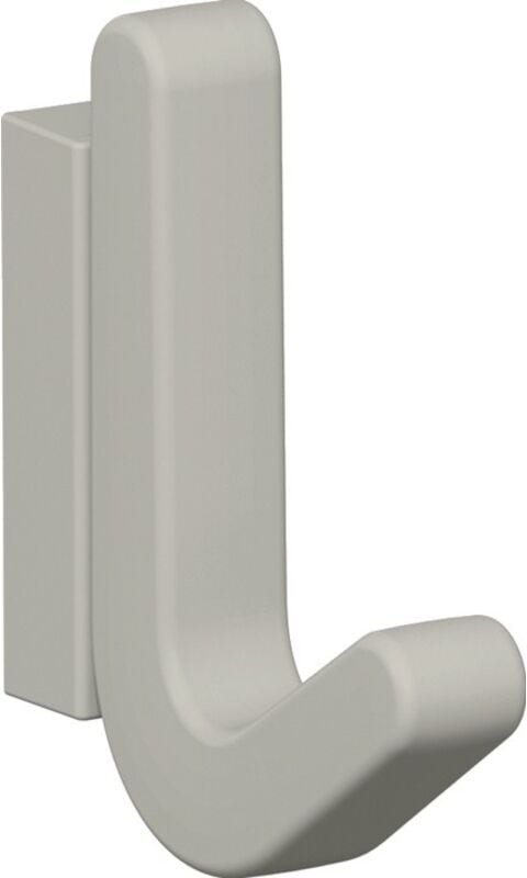 Hewi - Einzelhaken Serie 477 matt, elastisch Kunststoff (tpu) 97 lichtgrau Höhe 68 mm