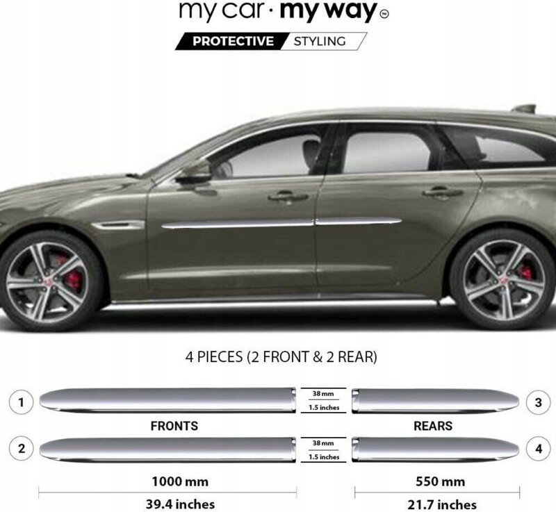 JAGUAR XF Kombi X260 CHROM-Türschutzleisten