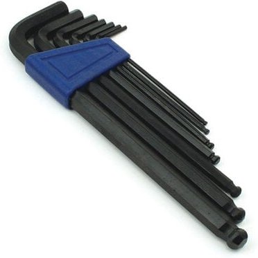 Brüder Mannesmann - Winkelschraubendreher-Set 10 mm, 8 mm, 6 mm, 5 mm, 4 mm, 3 mm, 2.5 mm 7teilig