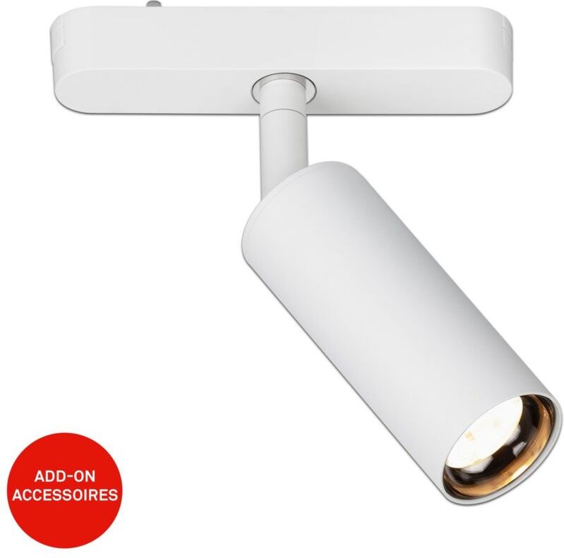 Luxtrail Schienensystem, Warmweiß, Schwenkbar, Zubehör, Weiß, 13 x Ø4 x 15,5 cm - Briloner