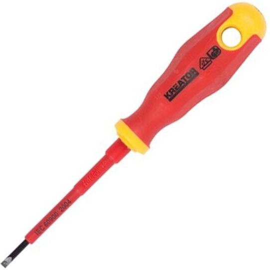 Isolierter Schlitzschraubendreher 3x75mm 1.000V 401202 Kreator