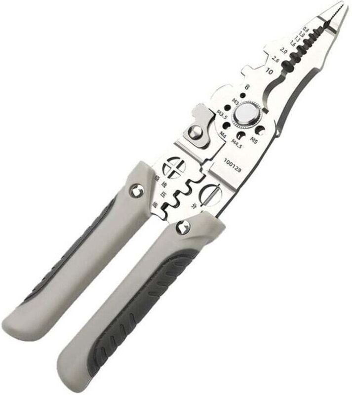 Automatischer Abisolierer, professioneller Elektriker-Abisolierer, 3-in-1 Multifunktions-Abisolierer zum Schneiden, Fest...