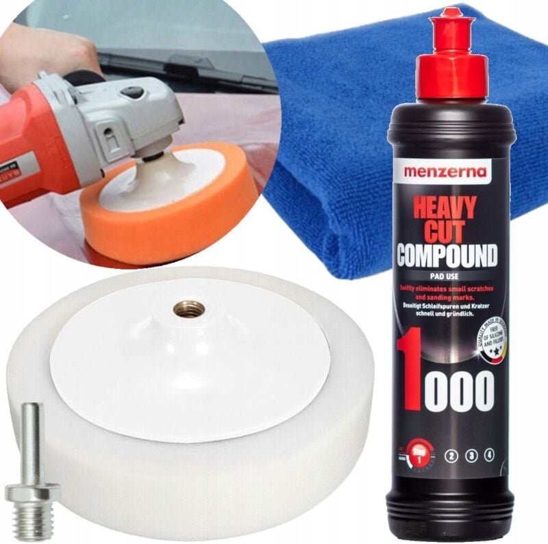 Thumbnail - MENZERNA HCC 1000 Polierpaste + 125 mm Lackpolierpad-Set