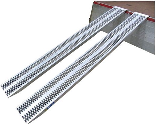 Profi Laderampe 2m Alu rutschfest- Traglast 4500kg - Breite 315mm -als Einzelstück - M060B3/20U