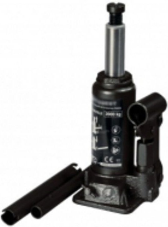 Hydraulischer Flaschenheber Max. Tragfähigkeit 5 Tonnen, minimale/maximale Höhe 197 / 382 mm