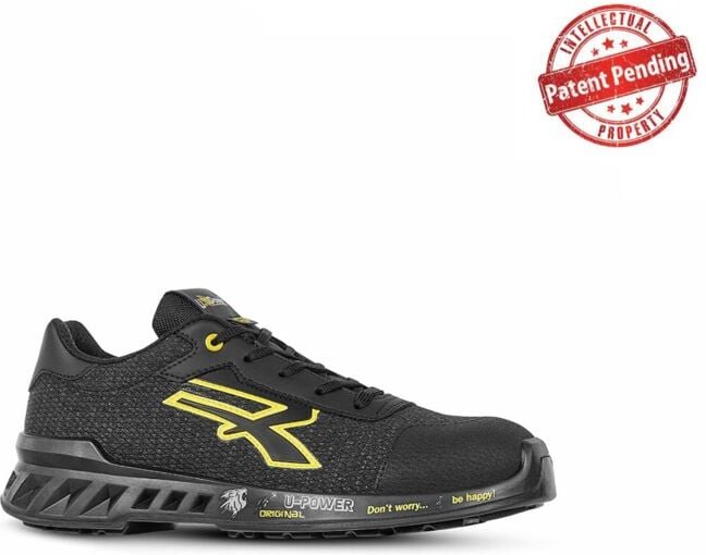Thumbnail - U-power - Sicherheitshalbschuhe frank esd S1P src - Schwarz/Gelb 44