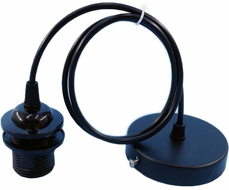 E27 Pendelleuchtenfassung, E27 Pendelleuchtenarmaturen, E27 Pendelleuchtenarmaturen mit 1m Kabel, für Bar, Café, Bekleid...