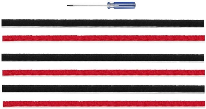 7 StüCk Weicher PlüSchstreifen für V7 V8 V10 V11 StaubsaugeraufsäTze WalzenbüRste Ersatzteile