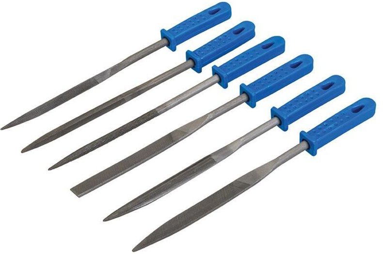 Schlüsselfeilen, 6-tlg. Satz 6-tlg.