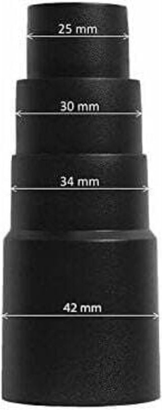 Adapter/Reduzierstück für Staubabsauggeräte, z. B. für Schleifmaschinen, Stichsägen, Kreissägen, Tischkreissägen, Exzent...