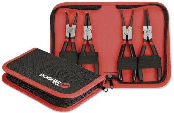 Koffer, 4 Stück, Seeger Zange (180 mm) Dogher 220-002