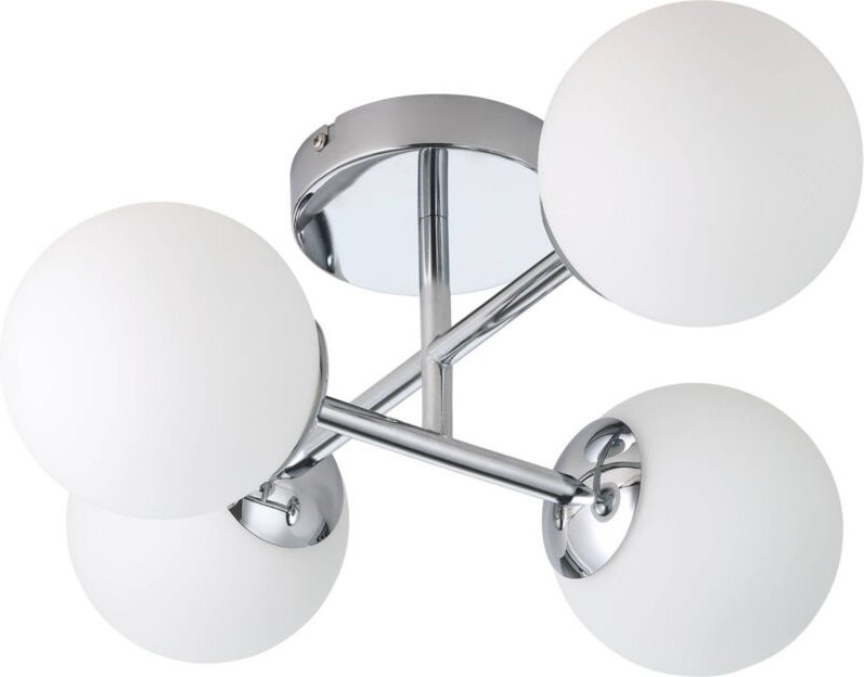 Eglo Deckenleuchte Castrovido chrom 48 x 39 cm warmweiß