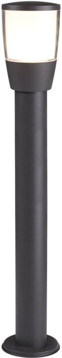 Searchlight Tucson - 1 Licht Großer Poller im Freien Hell Dunkelgrau IP44, E27