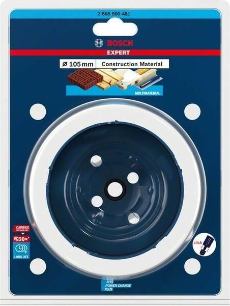 Professional Expert Construction Material Lochsäge, 105 x 60 mm (2608900481) - Bosch