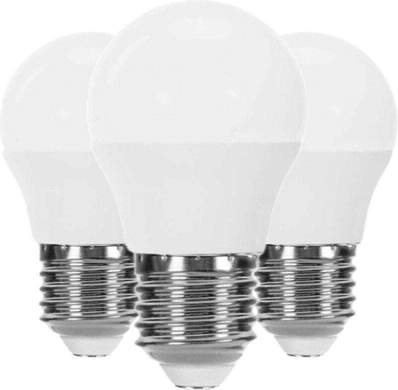 7hsevenon - 3er-Pack E27 6W-Äquivalent LED-Kugellampen, 40W, 470lm, 15000H, First Leader