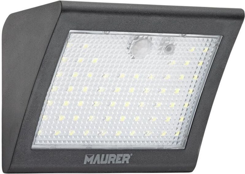 Aplique Solar Led 250 Lumenes Con Sensor De Movimiento y Crespuscular IP65