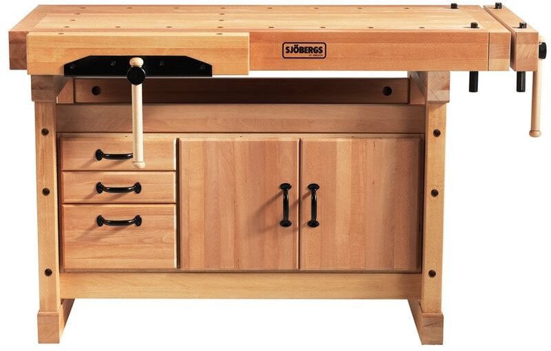 Sjöbergs Hobelbank elite 1500 + Schrankmodul Unterschrank SM03 Werkbank