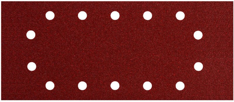 10 Schleifblätter 115x280 mm, P40, Holz+Metall, Serie 'professional', 14 Löcher, - Metabo