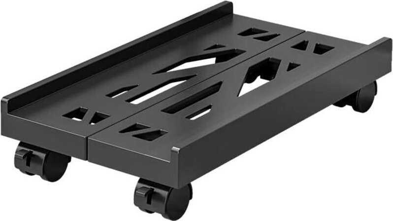 Universeller PC-Ständer, verstellbarer Computerständer, mobiler PC-Ständer mit 4 Rollen, CPU-Halterung für Büroturm, Gam...