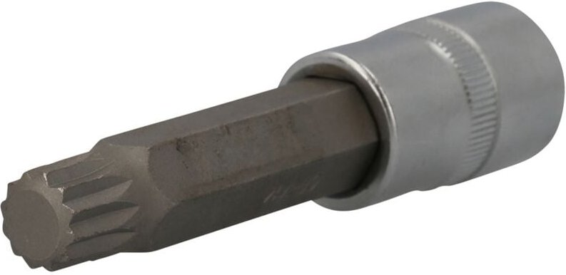 Brilliant Tools - 1/2' Vielzahn-Bit-Stecknuss, 100 mm lang, M14