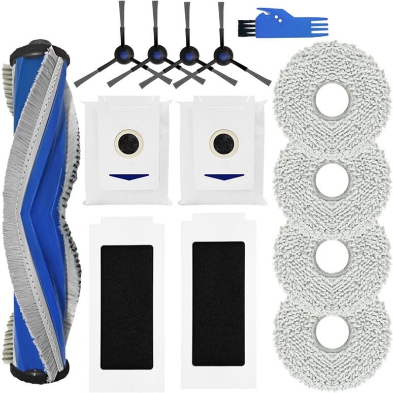 Zubehör für T30 Omni / pro Roboterstaubsauger Seitenbürste Hepa-Filter Wischtuch