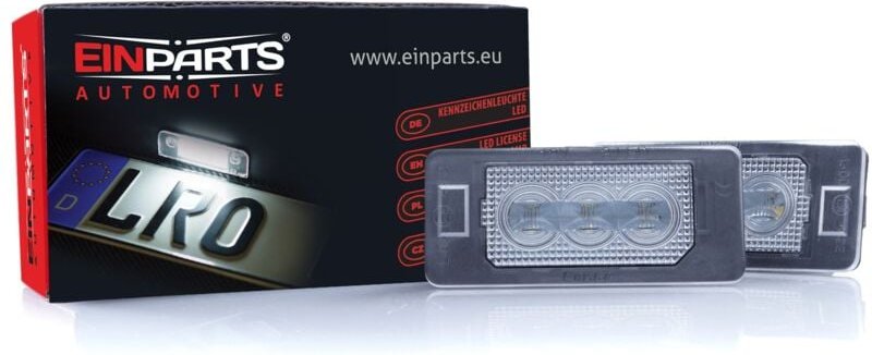 LED Kennzeichenbeleuchtung 6000K Kaltweiß 12V CANBUS für Audi Seat Skoda VW