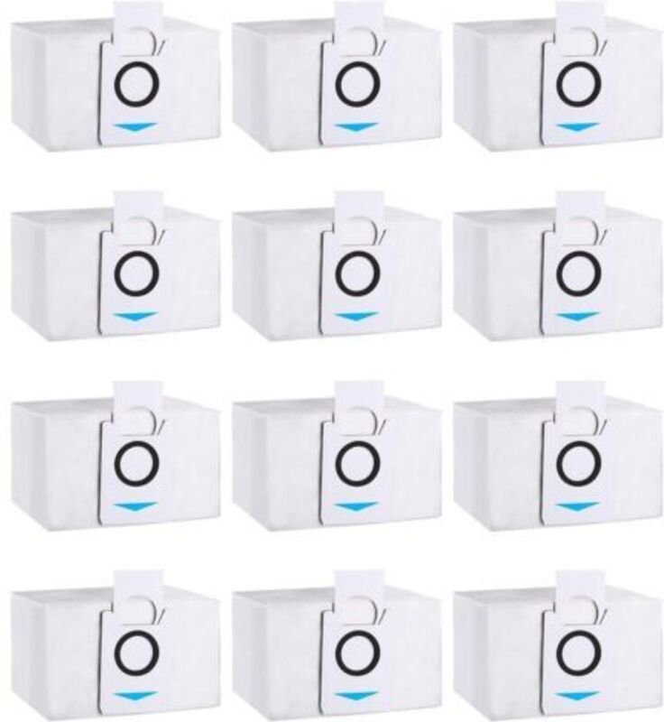 12er-Pack Staubsaugerbeutel-Zubehör, kompatibel mit Deebot X1 Omni, X1 e Omni, X1 TURBO, T20 Omni, T20e Omni