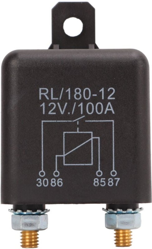 Jeffergarden - Starter-Relais, Batterie-Trenn-Laderelais-Schalter für Autos, Motorräder, Anlasser, Motoren, gps, 12 v