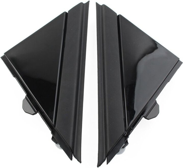 1 Paar Leuchtend Schwarze RüCkspiegel-Dreiecksspiegel-Dekorplatte 1SH17KX7AA 1SH16KX7AA für 2012-2019